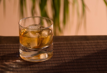 Whiskey on the rocks