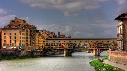 Naklejka premium Florence (Italy) - Ponte Vecchio