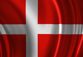 Fototapeta premium Danish flag