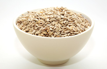 A bowl full of sunflower seeds