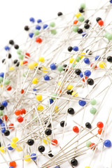 sewing pin close up
