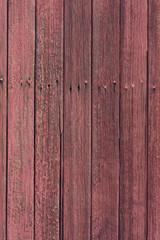 weathered wood with red paint