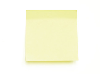 Yellow note pad reminder