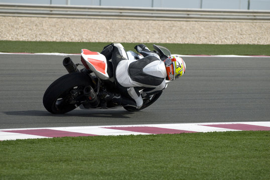 Superbike Racing On Track Day