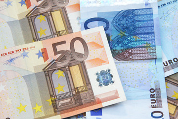 Banconote da 50 e 20 euro