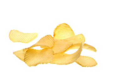 chips on white