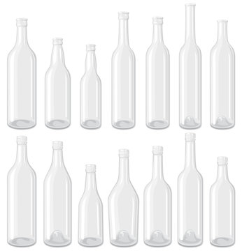 White bottle set