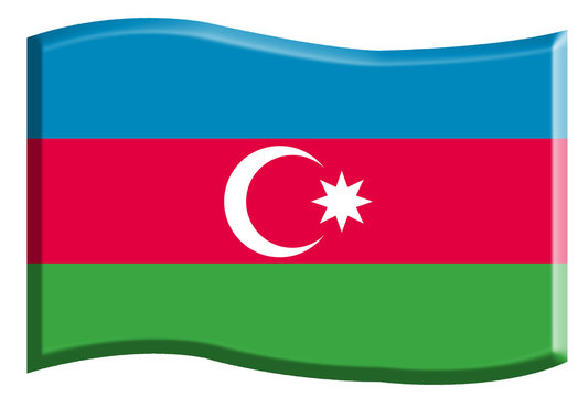 Drapeau de Azerba&iuml;djan