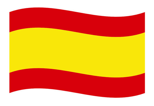 spanien fahne welle