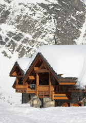 chalets à la montagne