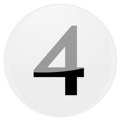white aqua button number four