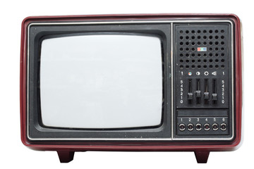 Retro color TV set