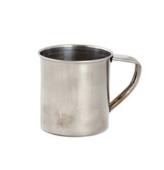 old metal mug