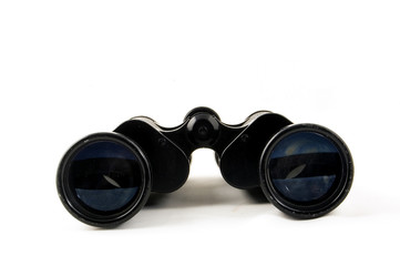 binocular on white background