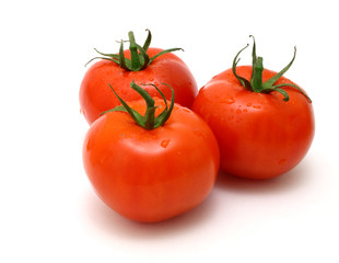 three tomatoes