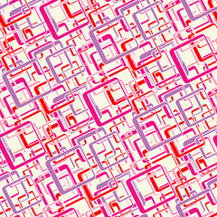 Seamless vector texture with rounded rectangles