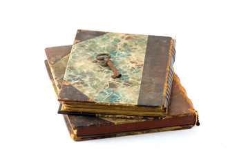 old books and key
