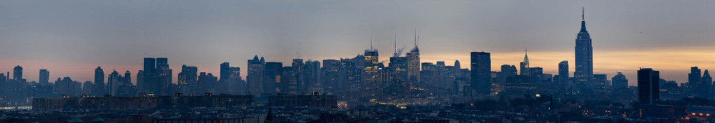 Dusk Manhattan Skyline 2