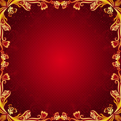 Fototapeta na wymiar red antique background, illustration