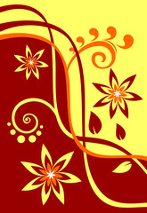 abstract floral pattern