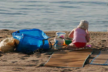 girl on a beach