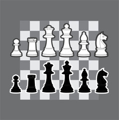 An illustration of chess piece