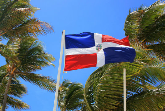 Drapeau république dominicaine