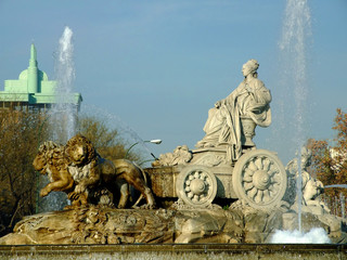 Naklejka premium Plaza de Cibeles, Madrid