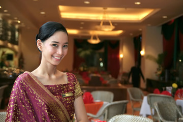 restaurant greeter or staff