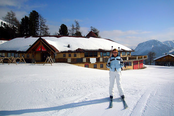 woman skier 