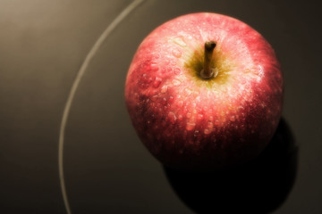 Fresh red apple