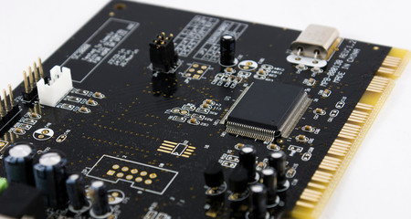 A Circuit board from a sound card