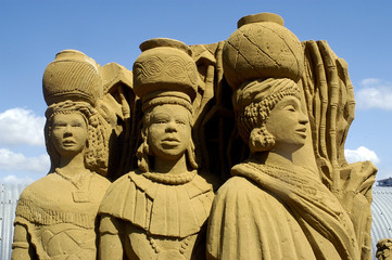 sculptures de sable