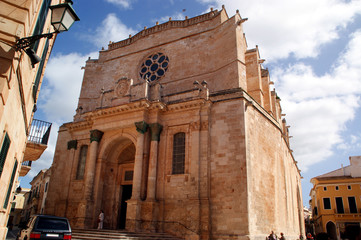 Fototapeta na wymiar Katedra Ciutadella - Menorca - Baleary - Hiszpania