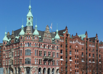 Obraz premium Hamburg Speicherstadt - HHLA Zentrale