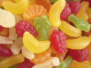 Fruit sweet candy confectionery mix large horizontal