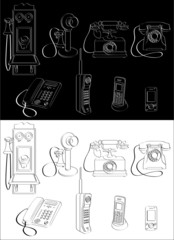 Phone evolution complete set