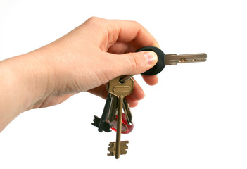 Keys in a hand