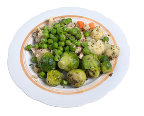 Fish with vegetable