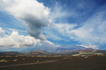 Fototapeta premium Volcano on Kamchatka