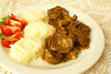 Beef kidney stew
