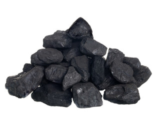 Pile of coal - obrazy, fototapety, plakaty