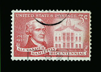 Alexander Hamilton Postage Stamp