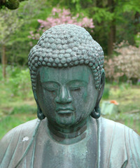 Bouddha de bronze japonais