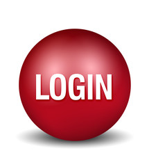 Login Icon - red