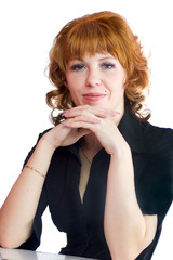 Naklejka premium redhead woman