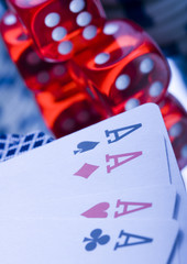 Dice & Cards in Casino