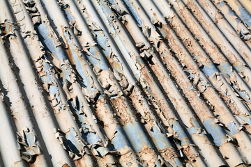 weathering corrugated iron