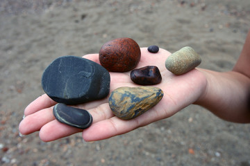 Stones in the hand