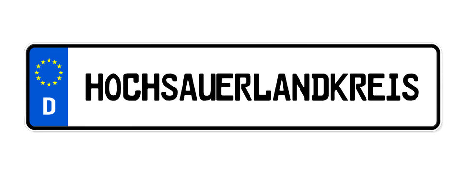 Kennzeichen Hochsauerlandkreis